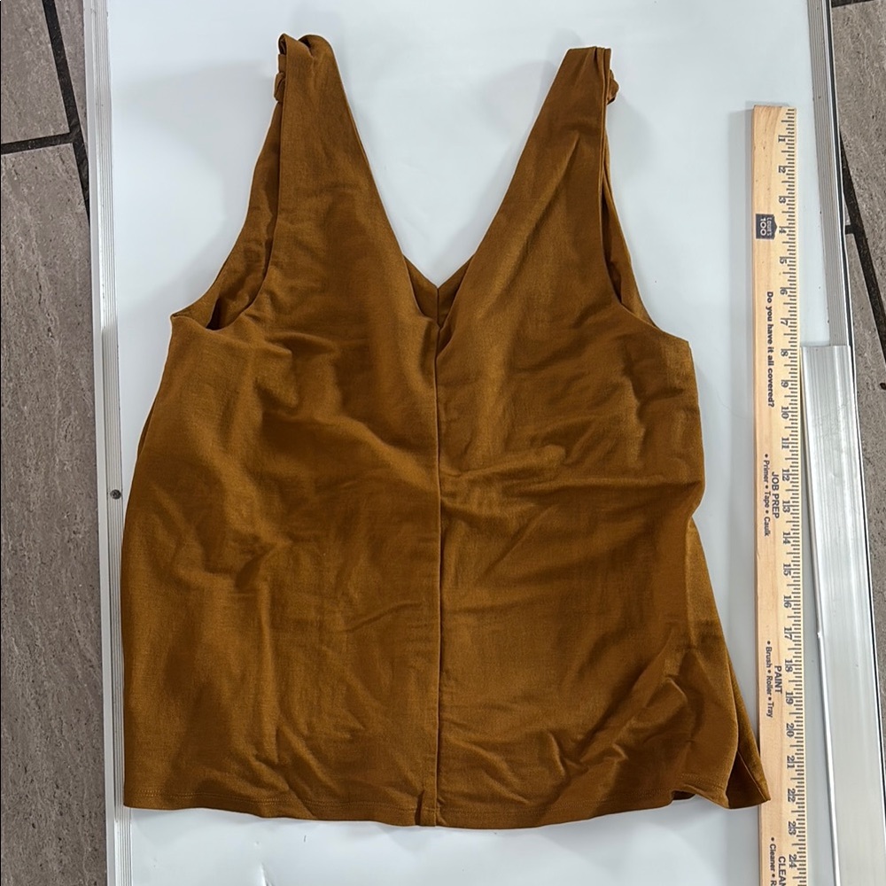Bobeau Women's Brown Sleeveless Tank top Sz M - Picture 4 of 6